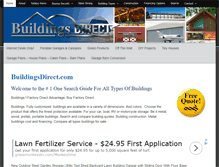 Tablet Screenshot of buildingsdirect.com